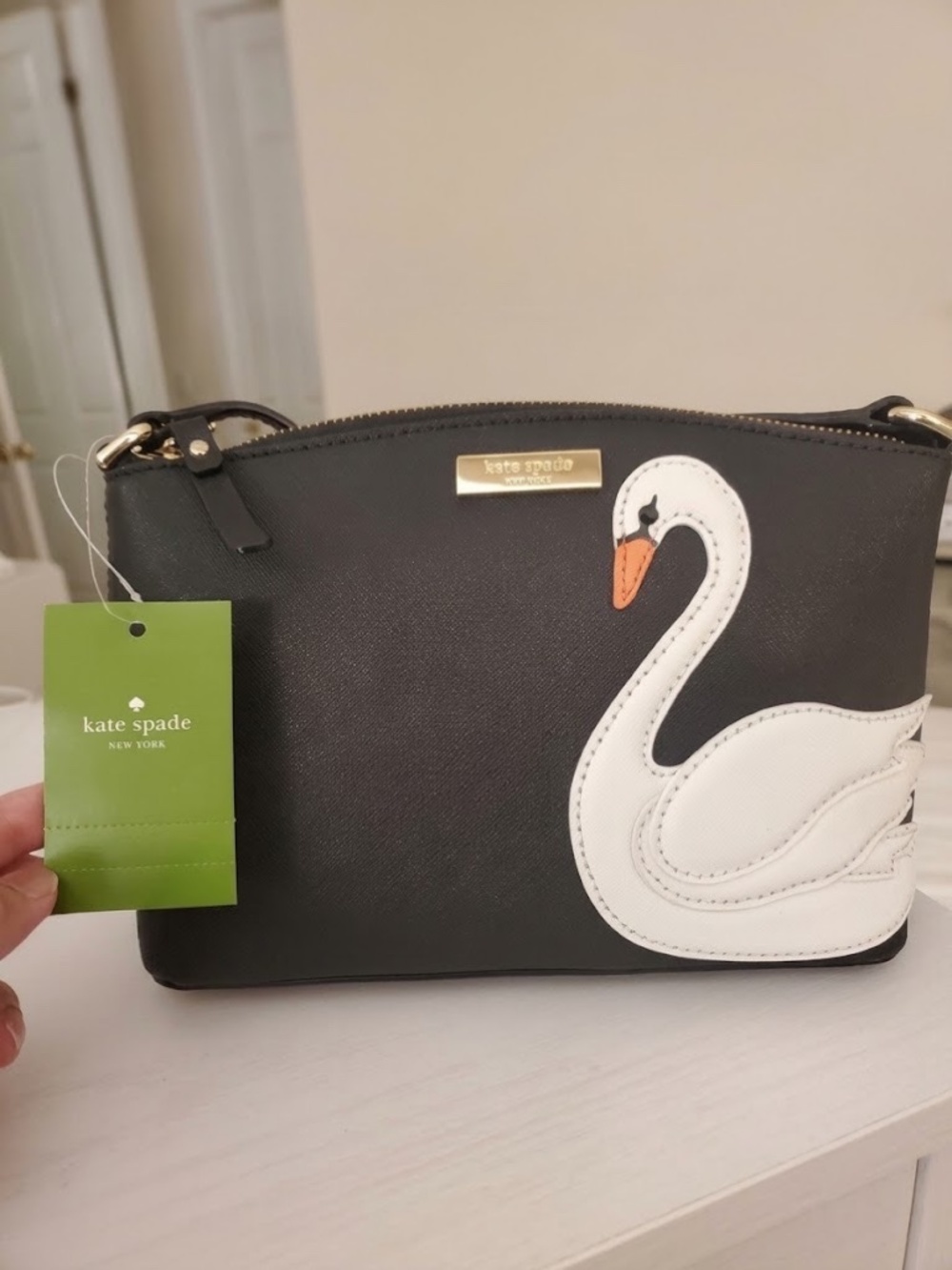 Kate Spade Millie "Swan Around" Crossbody Bag - NWT